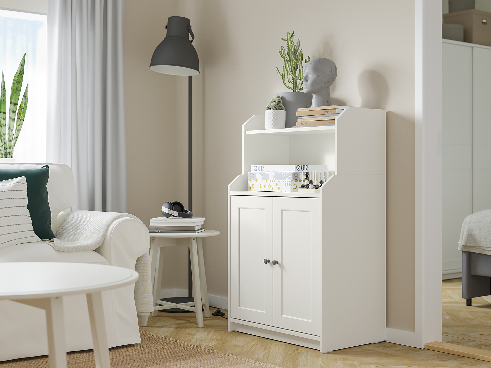 Комод Хауга 19 white ИКЕА (IKEA) изображение товара