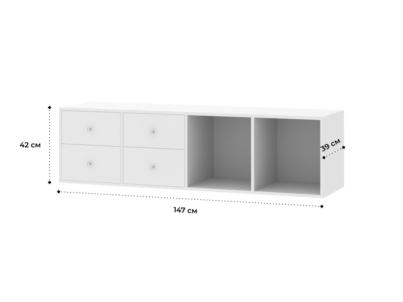 Подвесная тумба Билли 522 white ИКЕА (IKEA) изображение товара