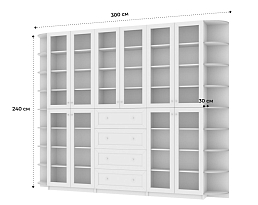 Изображение товара Книжный шкаф Билли 424 white ИКЕА (IKEA) на сайте adeta.ru