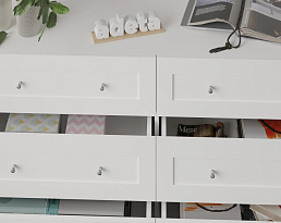 Изображение товара Комод Билли 220 white ИКЕА (IKEA) на сайте adeta.ru